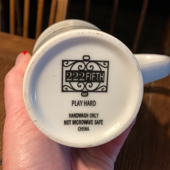 Play Hard large coffee cup. - Picture 4 of 7